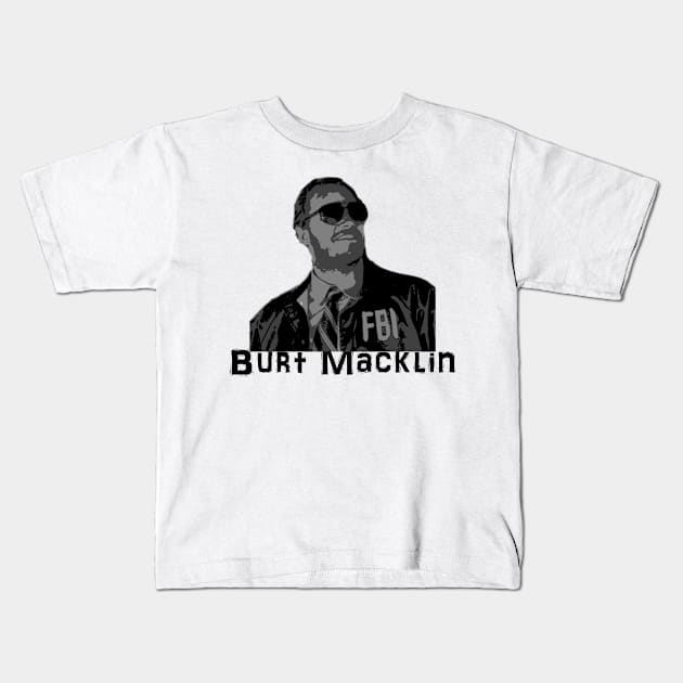 Burt Macklin Kids T-Shirt by cptpuggles